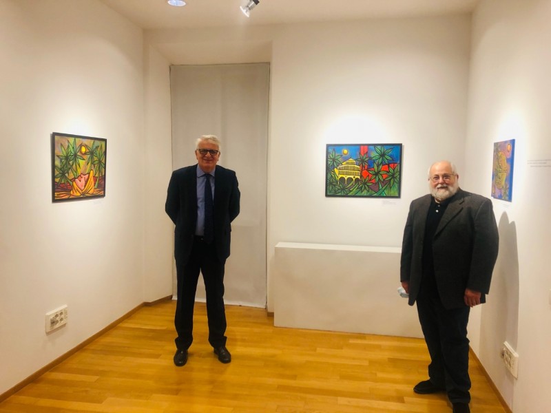 Ramòn Cotarelo Crego dona alla Fondazione Banca del Monte di Lucca tre opere della sua “Cubania”.