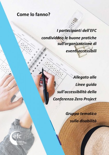 Accessibilità: ecco la guida per organizzare eventi accessibili tradotta e scaricabile gratuitamente, on line grazie alla Fondazione Banca del Monte di Lucca 
