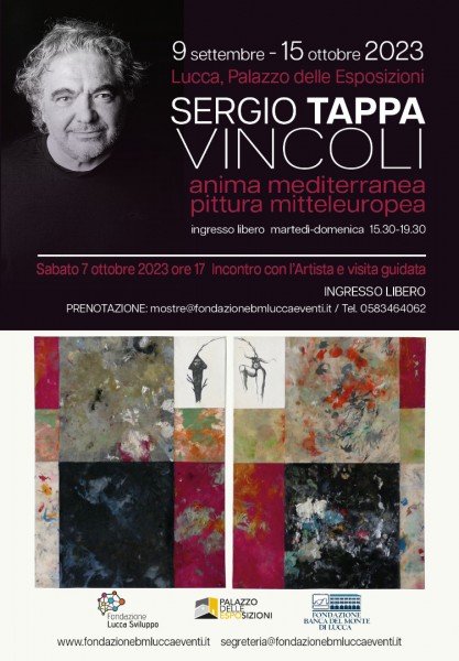 Sergio Tappa: sabato 7 ottobre visita guidata alla mostra, con l’artista e il curatore, nell’ambito della manifestazione nazionale “è cultura!”
