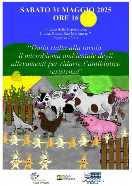 Dalla stalla alla tavola: il microbioma ambientale degli allevamenti per ridurre l'antibiotico resistenza. Sabato 31 maggio un seminario