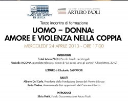 Amore e violenza nella coppia: domani Fratel Arturo Paoli ne parla con Riccardo Iacona
