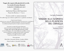Sabato 9 febbraio alle 16,30 presentazione del libro "Viaggio alla scoperta della plasticità del cervello" - Ingresso liber
