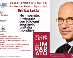 Incontri con le eccellenze: Enrico Letta giovedì 14 marzo presenta il suo ultimo libro - ingresso libero