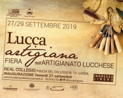 LuccArtigiana sfila l’artigianato DOCG con le creazioni di moda. dal 27 al 29 settembre all’ex Real Collegio