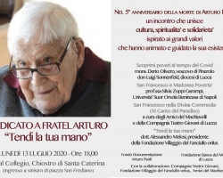 Si ricorda la figura di Fratel Arturo Paoli a 5 anni dalla scomparsa con un incontro ispirato al suo esempio. Lunedì 13 luglio